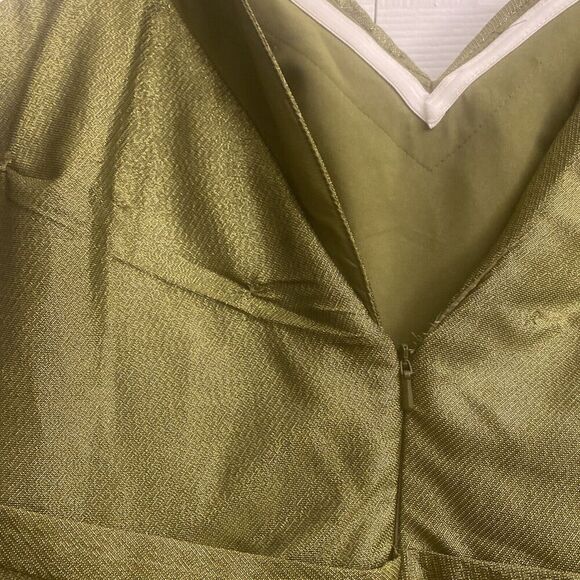 TERANI COUTURE Babydoll Dress Women's 14 Sweetheart Forest Fairy Prom Event Gala - Picture 7 of 13